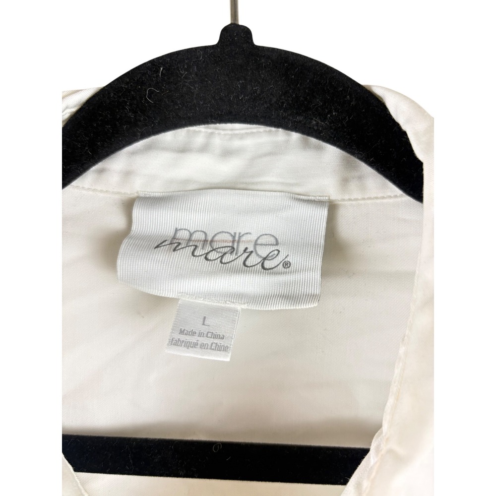 Mare Mare Twofer White Button Down Black Sequin Skirt Combo Mini Dress - Picture 12 of 12